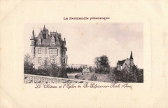 Le Chateau Et Eglise De Saint Sulpice Sur Risle
