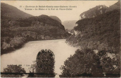 Yenne Le Rhone et le Fort de Pierre-Chatel à Yenne