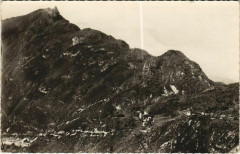 Vue Aerienne sur le Col et la Dent du Chat -
													73 Savoie
												