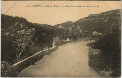 Yenne Defile du Rhone - La Maladiere et Fort de Pierre-Chatel à Yenne