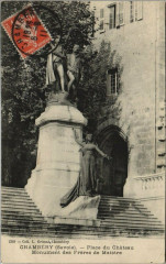 Chambery Place du Chateau - Monument des Freres de Maistre