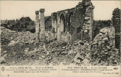 Guerre Herbecourt Eglise -
													80 Somme
												