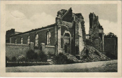 Guerre Herbecourt Eglise kirche