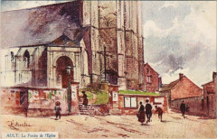 Ault Le Porche de l'Eglise à Ault
