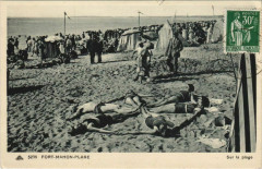 Fort-Mahon-Plage sur la plage à Fort-Mahon-Plage