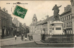 Ham Place de l'hotel de Ville à Ham