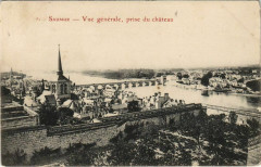 Saumur vue generale France à Saumur