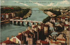 Angers vue sur la Maine France à Angers