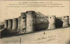 Angers vue d'ensemble du Chateau France à Angers
