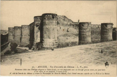 Angers vue d'ensemble du Chateau France à Angers