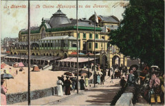 Biarritz Le Casino Municipal, vu des Tamaris France à Biarritz