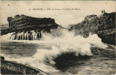 Biarritz Effet de Vague a la Rocher du Basta France à Biarritz