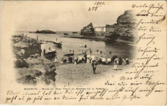 Biarritz Bains du Port Vieux et Rocher de la Vierge France à Biarritz