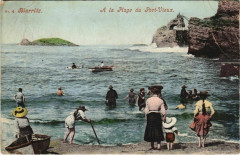 Biarritz A la Plage du Port Vieux France à Biarritz