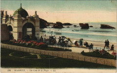 Biarritz Un coin de la plage France à Biarritz