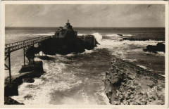 Biarritz Le rocher de la Vierge France à Biarritz