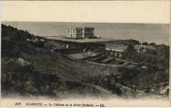 Biarritz Le chateau de la Reine Nathalie France à Biarritz