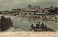 Biarritz Grande Plage et le Casino Municipal France -
																					64200 Biarritz
																			