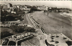 Biarritz vue de la Grande Plage France à Biarritz