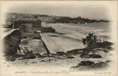 Biarritz vue generale prise de la Villa de Noailles France à Biarritz