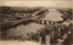 Angers vue de la Ville basse France à Angers