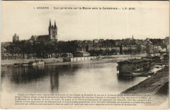Angers vue generale sur la Maine France à Angers