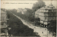 Angers Perspective sur le Boulevard de Saumur France à Angers