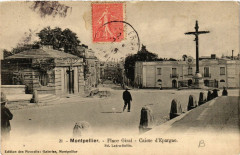 Montpellier - Place Giral - Caisse d'Epargne à Montpellier