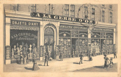 Grenoble Magasin A La Gerbe D'Or Objets D'Artjoaillerie Orfevrerie Bijoux à Grenoble