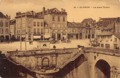 Oloron La Place Thiers (cliché rare -
													64 Pyrénées Atlantiques
												