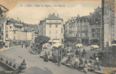Tulle Place De L'Eglise Le Marche à Tulle