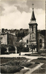 Gueret Le Jardin Public et l'Eglise