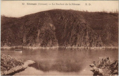 Crozant Le Rocher de la Fileuse à Crozant