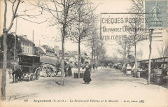 Argenteuil Le Boulevard Heloise Et Le Marche à Argenteuil