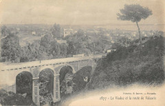 Le Viaduc Et La Route De Valauris (cliché rare
