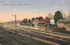 Chateau Salins Bahnhof Gare Train