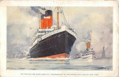 Marine Paquebot The Popular One Class Cabin S.s.rochambeau