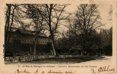 Carte postale ancienne Le Bois de Boulogne en Automne - Laiterie - Restaurant du Pré Catelan
                                                                     à Paris
                                