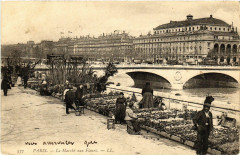 Paris 4e Le Marché aux fleurs. à Paris 4e
