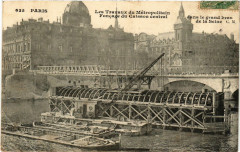 Paris 4e Travaux du Metropolitaine. Foncage du Caisson -
																					75004 Paris 4e
																			