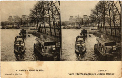 Paris 4e Vues stereoscopiques Julien Damoy. hotel de Ville à Paris 4e