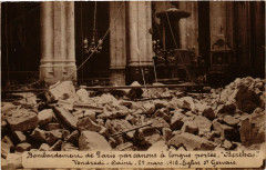 Paris 4e Bombardement par canons. Eglise St. Gervais à Paris 4e