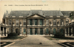 Paris 4e rue des Francs-Bourgeois. Hotel Soubise -
																					75004 Paris 4e
																			