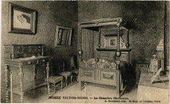 Paris 4e Musée Victor Hugo. La chambre mortuaire à Paris 4e