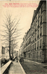 Vieux Paris 4e Quai Bourbon. vers le quai d'Anjou -
																					75004 Paris 4e
																			
