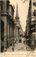 Paris 4e La Rue St. Louis en Ile à Paris 4e
