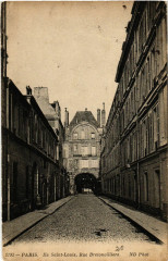 Paris 4e Ile St. Louis. Rue Bretonvilliers à Paris 4e