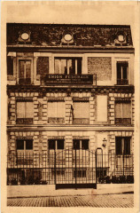 Paris 4e 1 rue de Brissac. La Maison de l union Federale à Paris 4e
