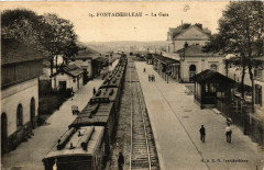 La Gare à Fontainebleau