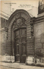 Paris 6e 1, rue du Regard Petit Hotel de Verrue à Paris 6e